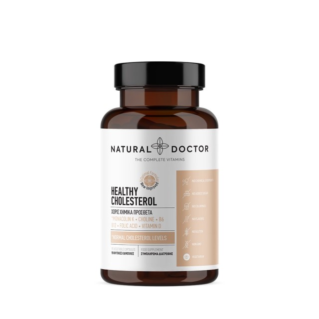 Natural Doctor Healthy Cholesterol 90caps (Συμπλήρωμα Διατροφής για τη Διατήρηση της Φυσιολογικής Χοληστερόλης)