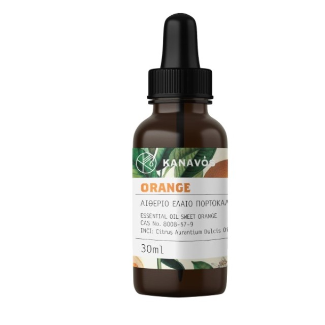 Kanavos Essential Oil Sweet Orange 30ml (Αιθέριο Έλαιο Πορτοκάλι)