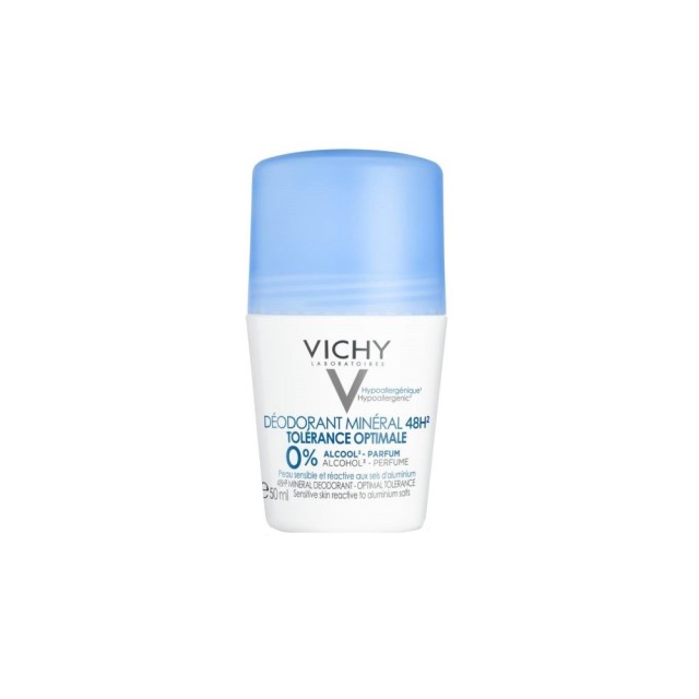 Vichy Deodorant Mineral 48H 0% Alcohol 50ml (Αποσμητικό για Ευαίσθητη Επιδερμίδα)