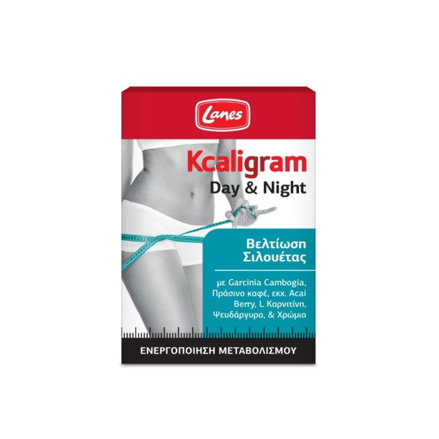 Lanes Kcaligram Day & Night 60tabs (Συμπλήρωμα Διατοφής για Ενεργοποίηση του Μεταβολισμού)
