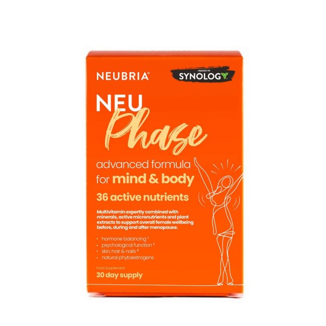 Neubria Neu Phase 30tabs (Συμπλήρωμα Διατροφής για τα Συμπτώματα της Εμμηνόπαυσης)