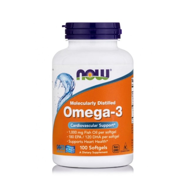 Now Foods Omega 3 1000mg 100 softgels