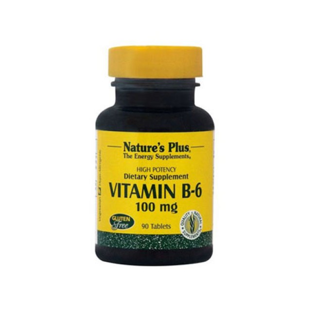 Natures Plus B6 100mg 90tab (Καρδιά - Νευρικό σύστημα)