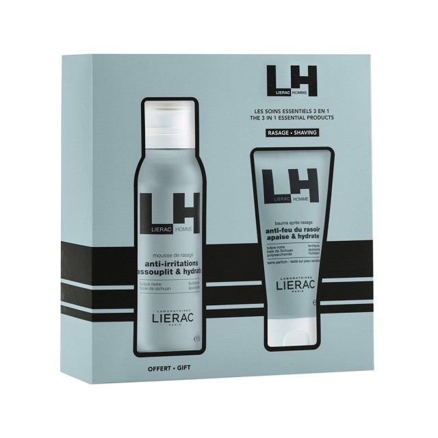 Lierac Homme SET After Shave Balm 75ml & ΔΩΡΟ Shaving Foam 150ml (ΣΕΤ για την Περιποίηση της Ανδρικής Επιδερμίδας)