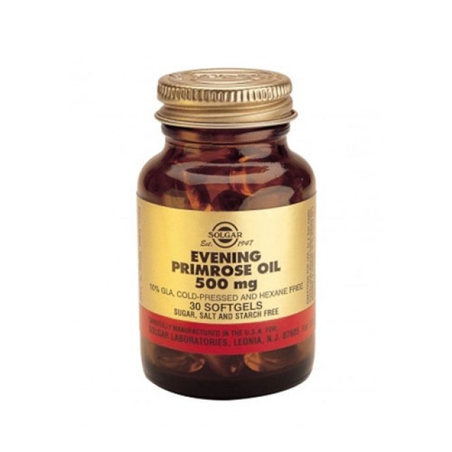 Solgar Evening Primrose Oil 500mg 30softgels (Έλαιο Νυχτολούλουδου)