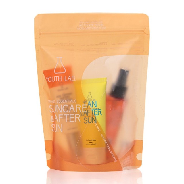 YOUTH LAB Suncare & After Sun Travel Size Set (ΣΕΤ Ταξιδιού με Αντηλιακό Προσώπου & After Sun)