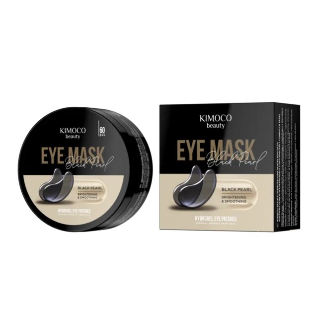 Kimoco Beauty Brightening & Smoothing Hydrogel Eye Patches 60τεμ (Μάσκα Ματιών για Λάμψη & Λείανση με Εκχύλισμα Μαύρης Πέρλας)