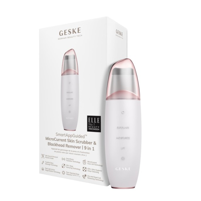 Geske Microcurrent Skin Scrubber & Blackhead Remover 9in1 Starlight