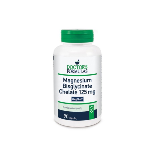 Doctors Formula Mag Bisglycinate Chelate 125mg 90caps (Συμπλήρωμα Διατροφής με Χηλικό Μαγνήσιο)