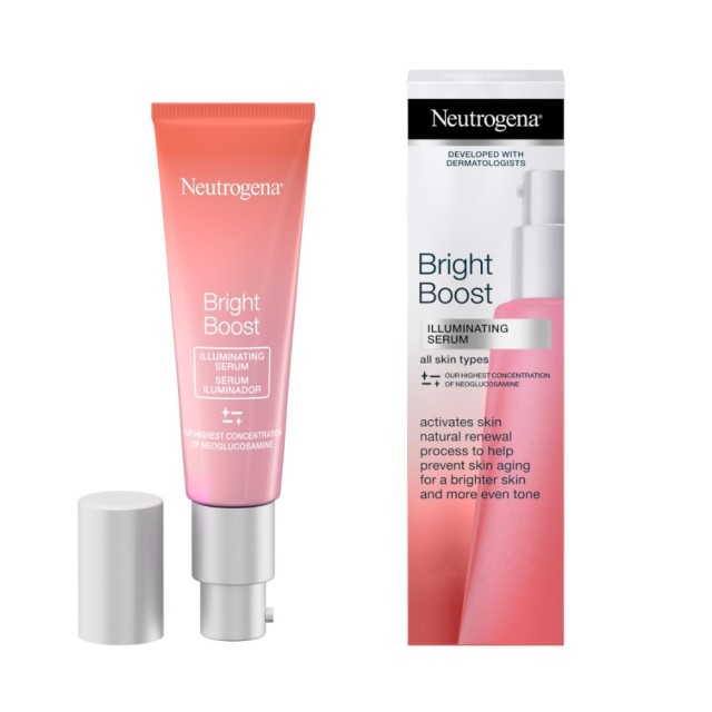 Neutrogena Bright Boost Serum 30ml (Ορός Προσώπου Αντιγήρανσης & Λάμψης)