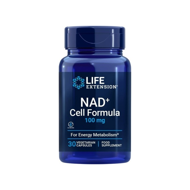 Life Extension Nad+ Cell Formula 100mg 30caps (Συμπλήρωμα Διατροφής για Ενέργεια)