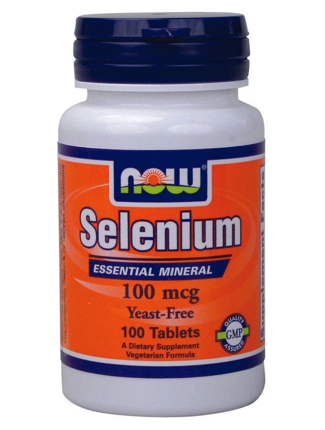 Now Foods Selenium 100mcg Yeast Free Vegetarian 100tabs