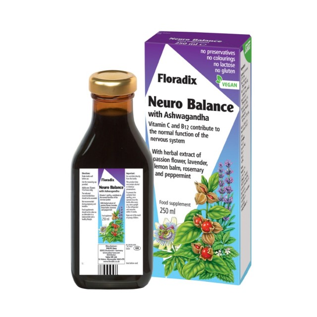 Floradix Neuro Balance 250ml (Συμπλήρωμα Διατροφής για το Νευρικό Σύστημα)