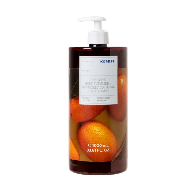 Korres Kumquat Shower Gel 1000ml (Αφρόλουτρο με Άρωμα Κουμκουάτ)