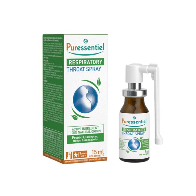 Puressentiel Respiratory Throat Spray 15ml
