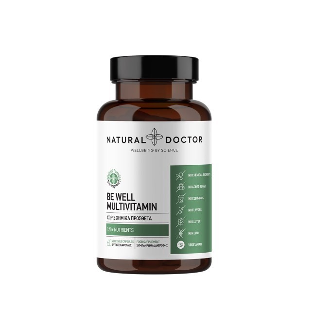 Natural Doctor Be Well Multivitamin 60 caps (Πολυβιταμίνη για την Καθημερινή Υποστήριξη του Οργανισμoύ)