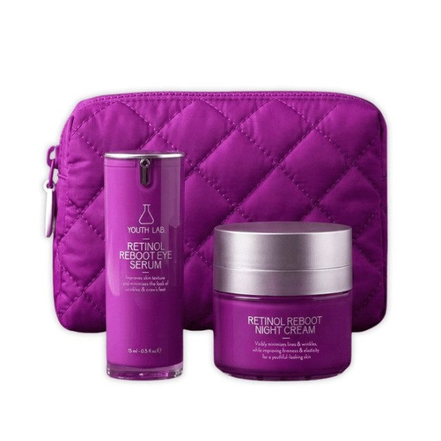 YOUTH LAB Retinol Reboot Winter Set (ΣΕΤ για Στοχευμένη Φροντίδα Προσώπου & Ματιών σε Ένα Πρακτικό Νεσεσέρ)