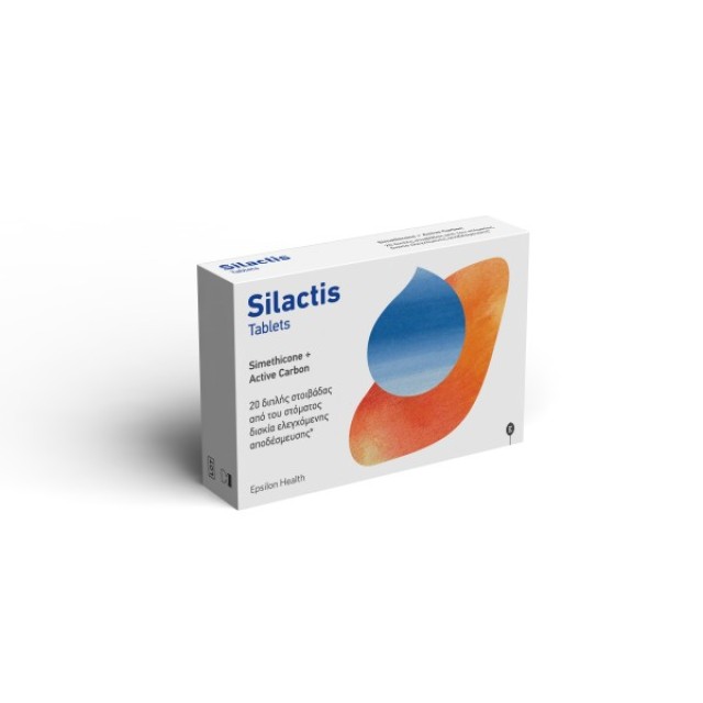 Epsilon Health Silactis Fast 20tabs (Συμπλήρωμα Διατροφής Για Την Αντιμετώπιση Του Μετεωρισμού & Τυμπανισμού)