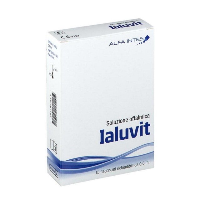 Ialuvit Ophthalmic Solution Eye Drops 15x0,6ml (Οφθαλμικό Διάλυμα)