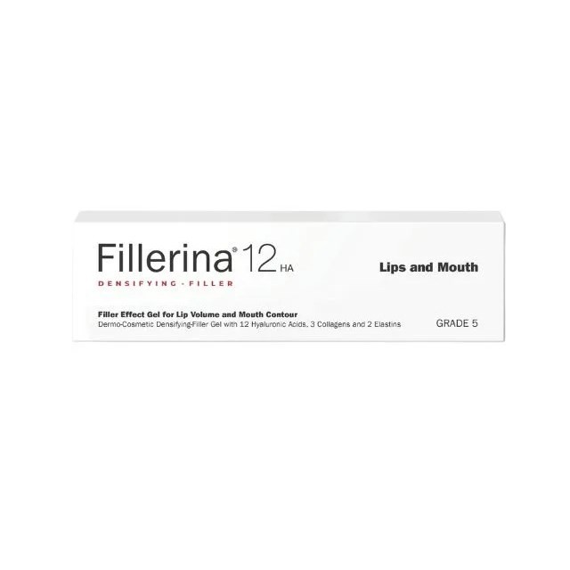 Fillerina 12HA Densifying Filler Lips and Mouth Grade 5 7ml (Δερματοκαλλυντική Αγωγή για Αύξηση του Όγκου στα Χείλη & Ρυτίδες Γύρω από το Στόμα - Βαθμός 5)