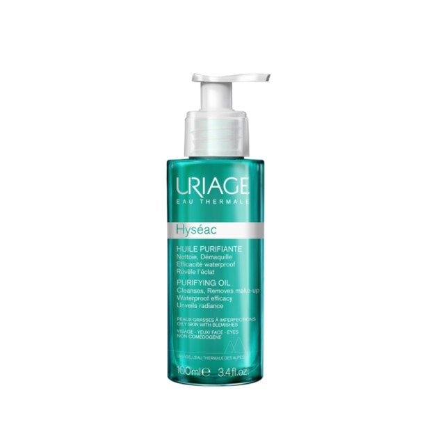 Uriage Hyseac Purifying Oil 100ml (Καθαριστικό Έλαιο για Πρόσωπο & Μάτια  για Λιπαρό Δέρμα)