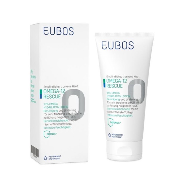 Eubos Omega 12 Hydro-Active Lotion 200ml (Καταπραϋντική Λοσιόν Σώματος για Ξηρή, Ευαίσθητη Επιδερμίδ