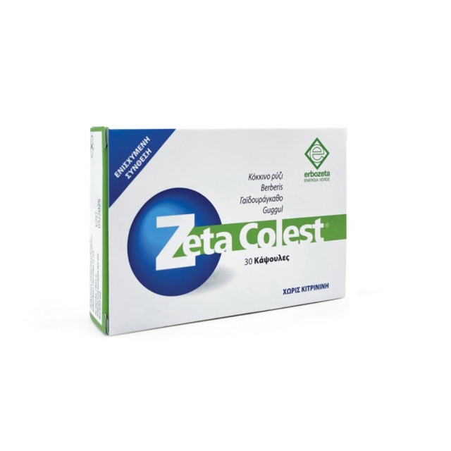 Zeta Colest 30tabs (Συμπλήρωμα Διατροφής για τη Ρύθμιση των Επιπέδων της Χοληστερόλης και των Τριγλυ