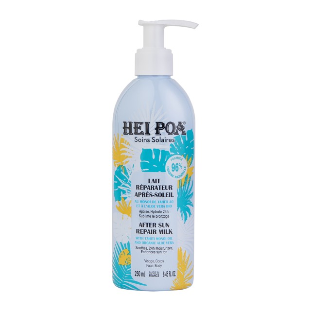 Hei Poa After Sun Repair Milk with Tahiti Monoi Oil & Organic Aloe Vera 250ml