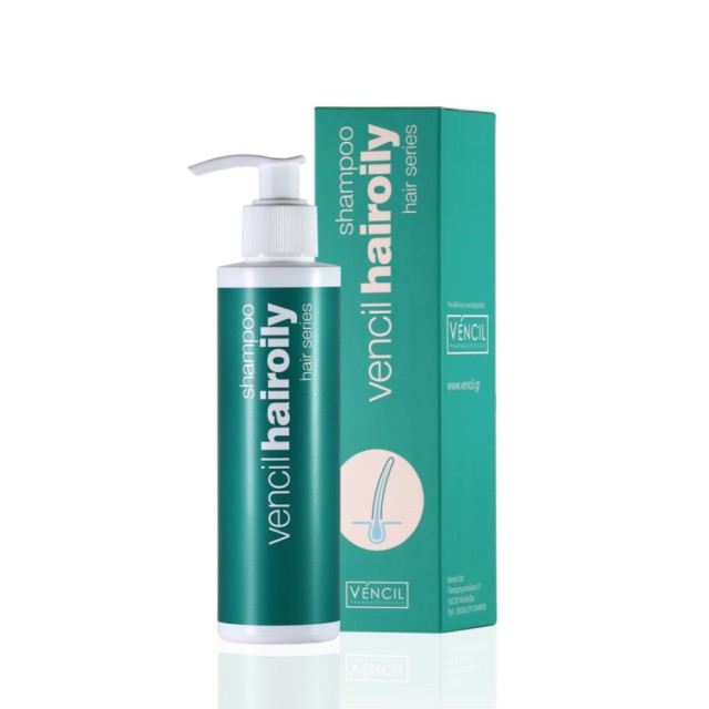 Vencil Hairoily Shampoo 170ml (Σαμπουάν για Λιπαρά Μαλλιά & για την Αντιμετώπιση της Σμηγματορροϊκής Δερματίτιδας)