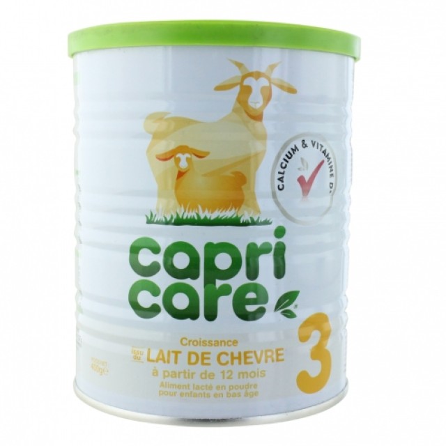 CapriCare No3 Γάλα Κατσικίσιο 400gr (Κατσικίσιο Γάλα από τον 12ο μήνα) 