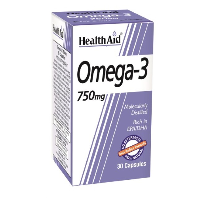 Health Aid Omega 3 750mg 30cap (Καρδιά - Κυκλοφορικό)