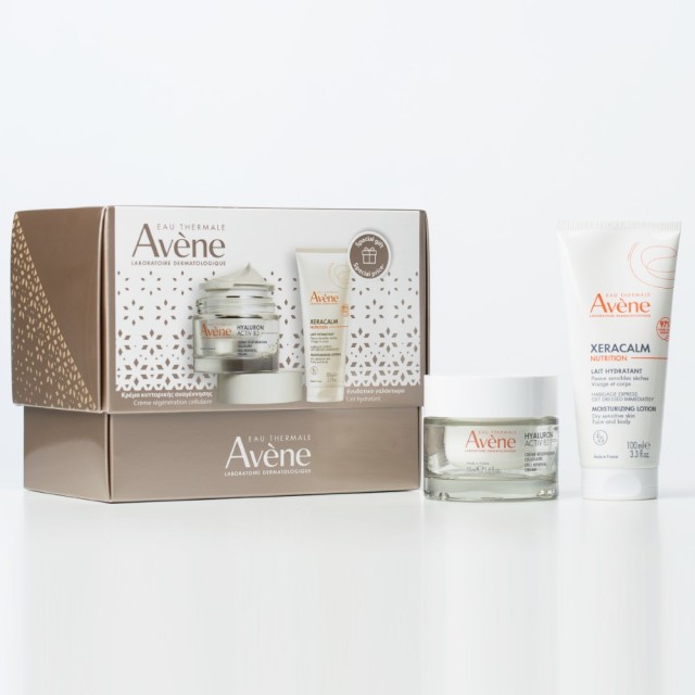 Avene SET Hyaluron Activ B3 Cell Renewal Cream 50ml & GIFT Xeracalm Moisturizing Lotion 100ml