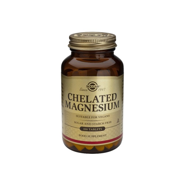 Solgar Chelated Magnesium 100mg 100tabs