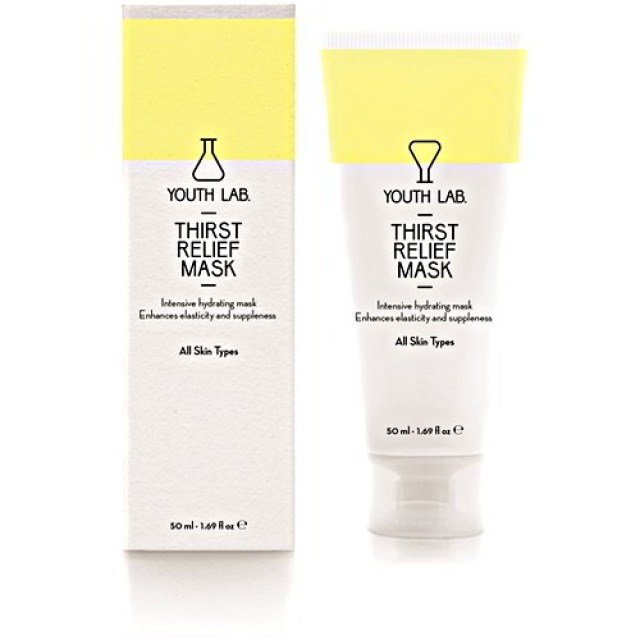 YOUTH LAB Thrist Relief Mask 50ml (Μάσκα Εντατικής Ενυδάτωσης με Δράση έως & 6 ώρες Μετά την Εφαρμογή για Όλους τους Τύπους Δέρματος)