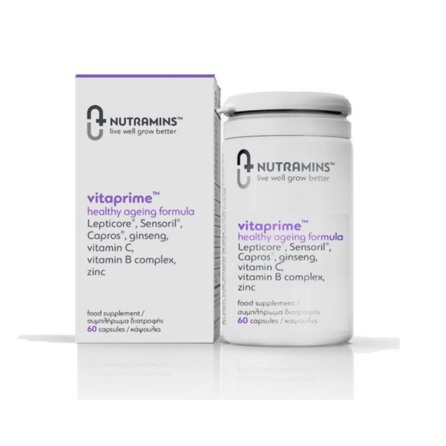 Nutramins Vitaprime Healthy Ageing Formula 60caps (Συμπλήρωμα Διατροφής για την Ευεξία & Αντιγήρανση του Οργανισμού) 