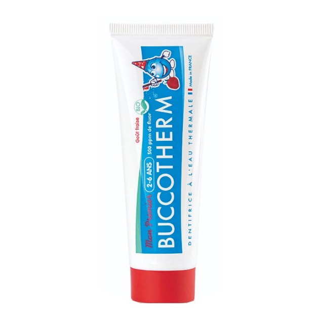 Buccotherm Vegan Organic Kids Toothpaste 50ml (Παιδική Οδοντόκρεμα με Γεύση Φράουλας για 2-6 Ετών)