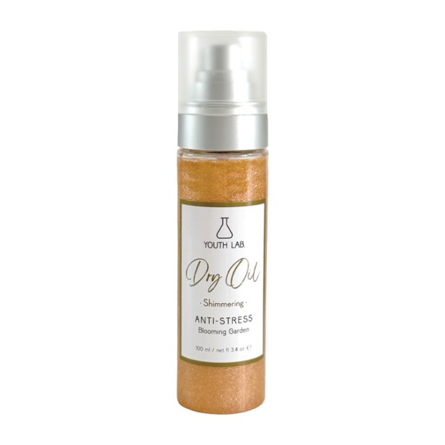 YOUTH LAB Anti-Stress Shimmering Dry Oil Blooming Garden 100ml (Ιριδίζον Ξηρό Λάδι για Πρόσωπο, Σώμα & Μαλλιά)