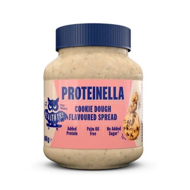 Healthy Co Proteinella Cookie Dough Flavoured Spread 400gr (Άλειμμα Μπισκότου με Πρωτεΐνη Ορού Γάλακτος)