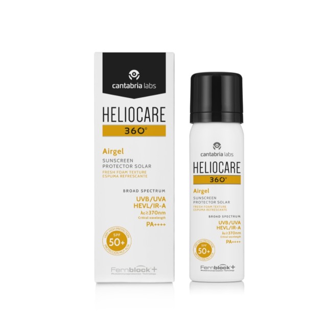 Heliocare 360 Airgel SPF50+ 60ml (Αντηλιακό Σε Μορφή Αφρού - Τζελ)