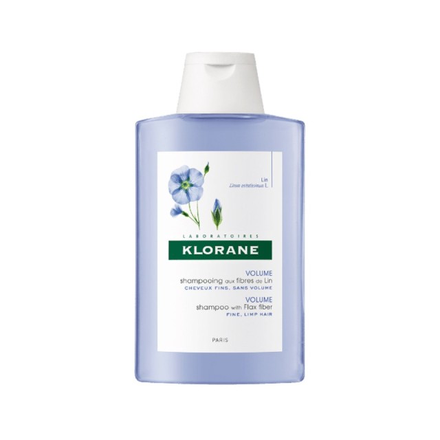 Klorane Linum Shampoo 200ml (Σαμπουάν με Ίνες Λιναριού για Λεπτά Μαλλιά Χωρίς Όγκο)