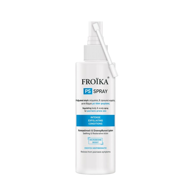 Froika PS Spray 100ml (Ρυθμιστικό Σπρέι Σώματος & Τριχωτού Κεφαλής για Δέρμα με Τάση Ψωρίασης)