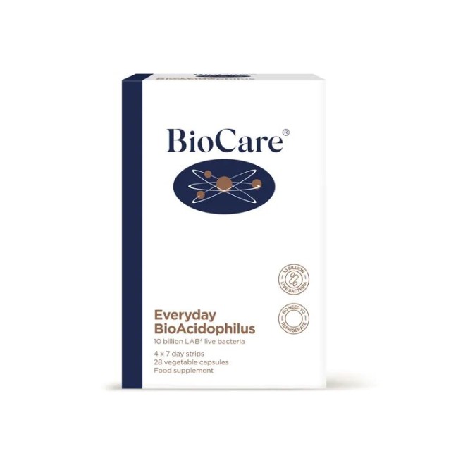 BioCare Everyday BioAcidophilus 28caps (Συμπλήρωμα Διατροφής για την Ενίσχυση του Γαστρεντερικού Συστήματος)