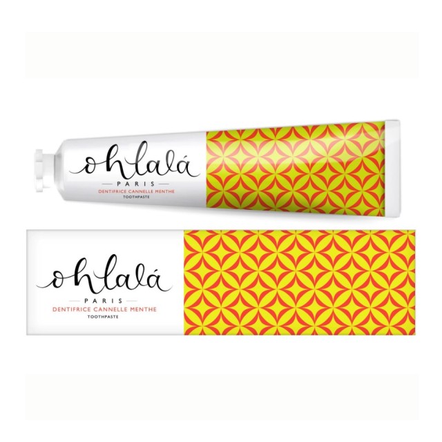 Ohlala Cinnamon Mint Toothpaste 75ml (Οδοντόκρεμα με Γεύση Κανέλα)