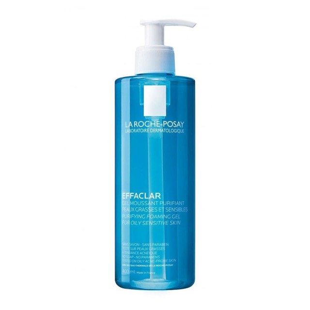 La Roche Posay Effaclar Gel Moussant Purifiant 400ml (Τζελ Καθαρισμού για Λιπαρό Δέρμα)