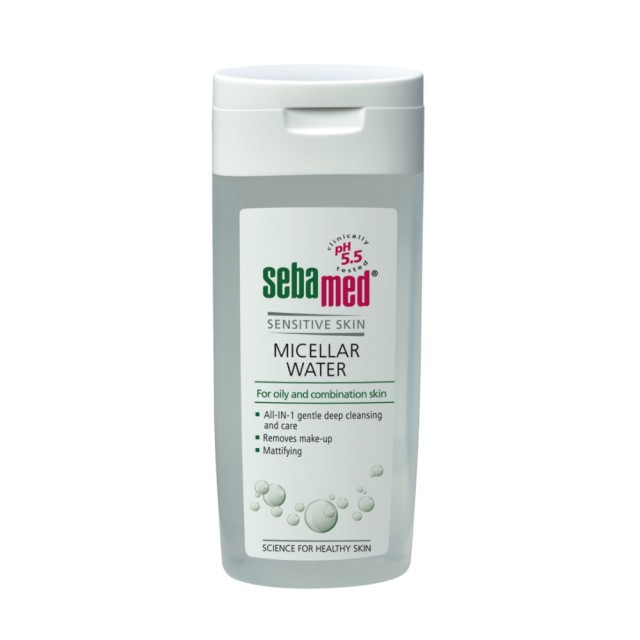 Sebamed Micellar Water Oily/Combination Skin 200ml (Μυκηλιακό Νερό Καθαρισμού Προσώπου για Μικτή & Λ