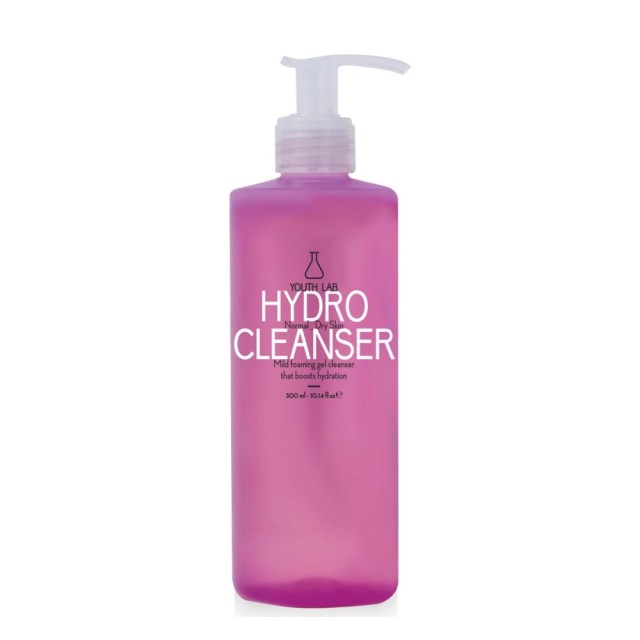 YOUTH LAB Hydro Cleanser Normal/Dry Skin 300ml (Τζελ Καθαρισμού για Κανονική/Ξηρή Επιδερμίδα)