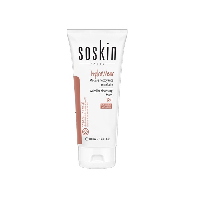 Soskin Hydrawear Micellar Cleansing Foam 100ml (Μικυλλιακός Κρεμώδης Αφρός Καθαρισμού)