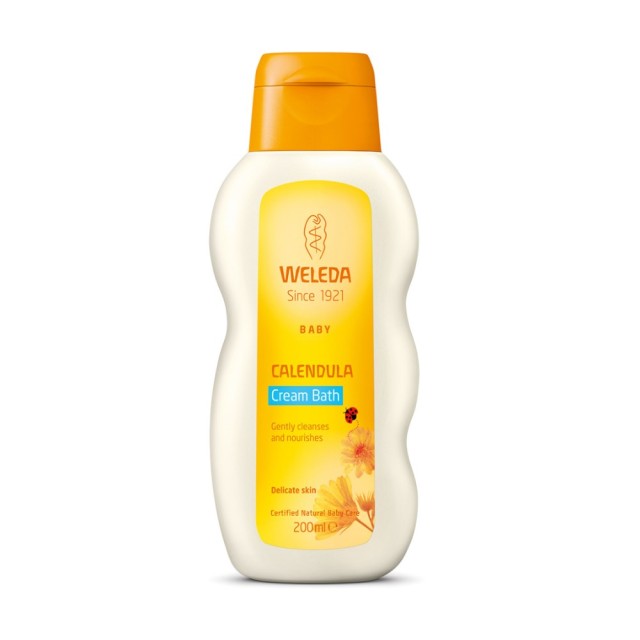 Weleda Calendula Cream Bath 200ml (Κρεμόλουτρο Καλέντουλας για Μωρά & Παιδιά)