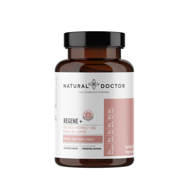 Natural Doctor Regene+ 120caps (Συμπλήρωμα Διατροφής για Υγιή Μαλλιά, Νύχια & Δέρμα)
