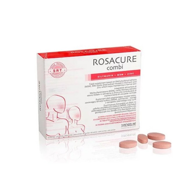 Synchroline Rosacure Combi 30 tabs (Συμπλήρωμα Διατροφής για τη Διατήρηση της Φυσιολογικής Κατάστασης του Δέρματος)